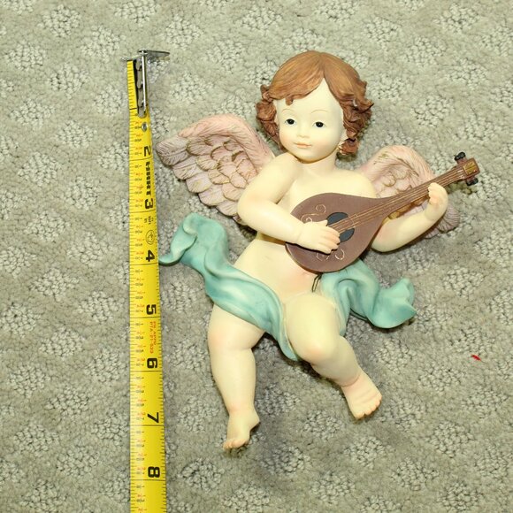 Pair of  7.5" Resin Angel Wall Hanging Decor - Picture 6 of 6